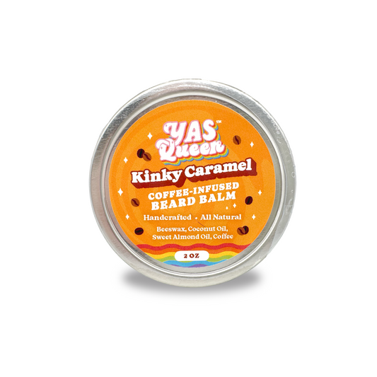 Kinky Caramel Coffee-Infused Beard Balm