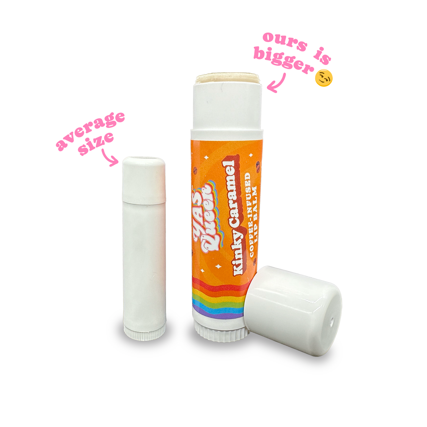 Kinky Caramel Coffee-Infused Lip Balm